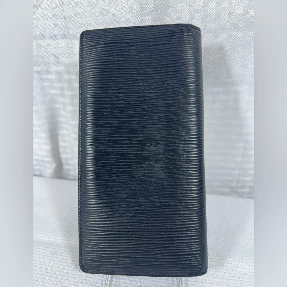 1068: Louis Vuitton unisex Long Wallet in Epi Leather & Monogram Eclipse - Picture 3 of 12